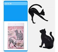 Brrnoo Cat Shape Eyeliner Stencil PVC Eyeshadow Template Reusable Makeup Helper with 2pcs Matte Stencils for Party Look (H016-3R multifunctional eye makeup template)