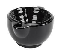 Brrnoo Ceramic Shaving Bowl, Dual Chamber Design, Ceramic Shave Mug, Heat Retention, Easy Lathering, Large Handle for Brush, Exquisite Craftsmanship for Men (Double Layer)