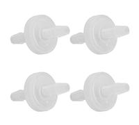 Brrnoo Check Valve, Plastic Check Valve Oil Resistant One Way Air PP 12PCS Aquarium Aquarium Air Pump Accessories for Fish Tank Industry (4mm)