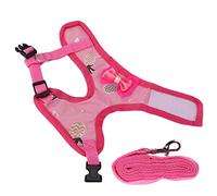 Brrnoo Chicken Leash, Breathable Mesh Training Harness and Duck Goose Hen Adjustable Strap Outdoor Training Traction Rope for Small Pets