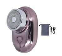 BRRNOO Compact Travel Beard Trimmer, USB Rechargeable Portable Mini Electric Trimmer with Built-in Battery for Men's Grooming, Efficient & Close Shave