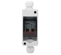 BRRNOO Dc Circuit Breaker, Smart Circuit Breaker Solar with Electric Tape 2P 50A 1000V Miniature Isolator Switch for 6 to 8.7mm Diameter 7 to 5 AWG Cables