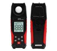 Brrnoo Digital Light Meter Luxmeter 0.1-200000 LX 0.01-20000 FC LCD Display Handheld Illuminance Meter Data Hold Auto Power Off for Photography Plants Labs Office Testing Tool