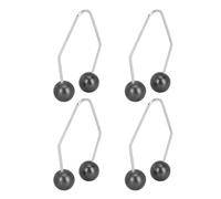 BRRNOO Dimple Maker, 2 Pairs Dimple Makers Create Dimple Maker For Cheeks Face Mask Maker Stainless Steel Dimple Training Tool For Cheeks (Black)