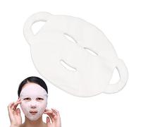 Brrnoo Disposable Silk Face Masks, Pack of 50, Precise Openings for Eyes, Nose and Mouth, Ear Loops Design for Improved Session, High Quality Silk