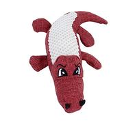 Brrnoo Dog Toys For Aggressive Chewers, Stuffed Squeaky Dog Toys Puppy Bite Force Simulation Pet Interactive Chewing Pets For Puppy Small Middle Large (Red)