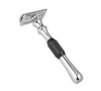 Brrnoo Double Manual Shaver, Stainless Steel Beard Shaving for Home | Facial Beard Trimming, Grooming Safety Trimmer for Salon and Personal Use