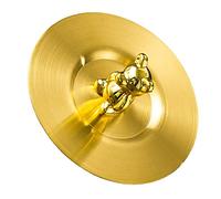 Brrnoo Drink Covers, Coffee Lids Cup Covers For Drinks Mug Glass Cup (Gold)