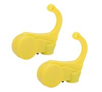 BRRNOO Driver Fatigue Alarm Lightweight Ergonomic Wearable Anti Sleep Device for Long Distance Night Driving Truckers Security Guards ABS Material Battery Powered (Yellow)