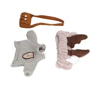 Brrnoo Duck Stuffed Animal, Stuffed Animal Duck with Your Child By Engaging in Creative DIY Activities Together 3 Piece Set Plush Toy Clothes Mallard for Adding (G Type)