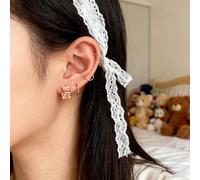 BRRNOO Earrings Lifts, Copper Material Anti Allergy Ear Studs Nut Lifters, with Plating Layer for Bad Piercings Stretched Lobes Heavy Earrings (A Pair of Bronze Rose Gold)