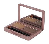BRRNOO Easy to Color, Not Easy to Smudge, and Three-Dimensional Brow Powder Makeup, Sweatproof Long Lasting Eyebrow Powder Tool, Smooth and Delicate for Makeup