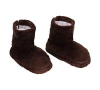 Brrnoo Electric Heated Shoes Softly Heated Relief Suitable Circulatory Problems Winter (Brown)