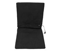 BRRNOO Electric Heating Seat Cushion Foldable Stadium Seats Heated Pads Backrest Camping Fishing (Black)