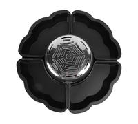 Brrnoo Electric S'mores Roaster Kit for Game Night Movie Date Night Tabletop Chocolate Fondue Set UK Plug with Detachable Trays