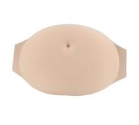 Brrnoo Fake Belly Bump Lifelike Lightweight Breathable Soft Comfortable Artificial Belly Foam Role Play Pregnancy Costume Prop Small Medium Large (L)
