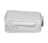 BRRNOO Fireproof Document Bag, Fire Proof Bag for Documents Fireproof Document Box with Lock Portable Small for Home Office Travel (Silver)