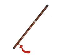 Brrnoo Flute, Key of C Flute Bitter Bamboo Dizi Bamboo Instrument Piccolo Chinese Handmade Woodwind Instrument with Storage Bag Chinese Knot