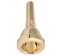 Brrnoo French Horn Mouthpiece, Different Mouthpiece Copper Material Suitable for Most of Tenor Trombone Products (Gold)
