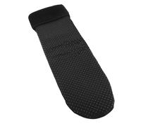 BRRNOO Gel Ice Pack Sock Ankle Wrap Cold Hot Therapy for Plantar Fasciitis with Adjustable Strap Full Foot Coverage Remains Soft in Low Temperature (Black Anti Slip Full Coverage)