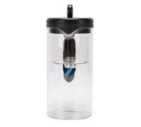 Brrnoo Glass Tea Pot with Magnetic Press Down Infuser for Loose Leaf Flower Water Separation Tea Brewer French Press Maker Infuser