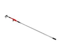 Brrnoo Gutter Cleaning Tools with 2 Rotatable Angle Adapters 5.57ft Extension Pole Carbon Steel Gutter Scoop and Leaf Rake for Removing Leaves from Guards