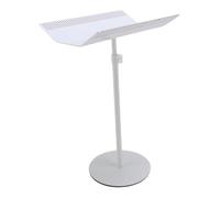 BRRNOO Hair Extension Holder Stand Adjustable Height Double Sided Braiding Hair Rack Standing for Detangling, Styling, Twining, and Braiding with Hair Divider Rack for Braiding, (White)