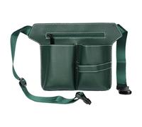 BRRNOO Hairdresser Bag Hair Bulb Bag Barber Tool Bag with Several Compartments for Scissors Struggles Hair Clips and Adjustable Carrier Straps for Hairdressers Barbersalon (Green)