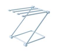 Brrnoo Hand Towel Stand, Folding Towel Drying Rack Stand for Countertop, Vertical Dishcloth Storage Holder