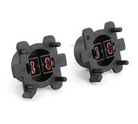 Brrnoo Headlight Lamp Socket, Bulb Socket Retainer G14H51 2pcs H7 Lamp for Headlight and Tail Replacement, Repair and Retrofit
