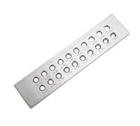 BRRNOO Jewelry Wire Drawplate Tungsten Carbide Round Draw Plate 5.1 7.0mm 3 Row Holes for Professional Jewelers and Crafters