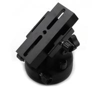 Brrnoo Latitude Adjustment Seat Aluminum Alloy Telescope Mount Equatorial Wedge Instrument Base with Wide Device Compatibility for Stargazing and Solar Photography