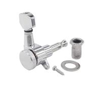 Brrnoo Locking Tuning Pegs for Electric Guitar, Inline Guitar Tuning Keys with 3 Left 3 Right Set