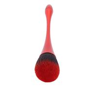 BRRNOO Makeup Brush, Soft Fiber Hair Fluffy Brush Head Thickened Die Casting Not Easy to Shed Hair, with Fine Electroplated Rod for Loose Powder Blusher Foundation Nail Dus