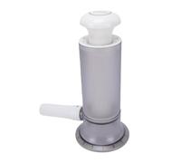 Brrnoo Manual Sausage Stuffer Sausage Maker Press Piston Style Effortless Filler with Extra Wide Cylinder and Detachable Parts for Homemade Sausages Home Kitchen (Translucent Gray)