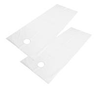 Brrnoo Massage Table Sheets, with Oil Proof Design Polyester Disposable Bed Sheets for Beauty Salon, Massage, SPA Center (White)