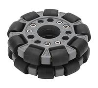 BRRNOO Mecanum Wheels, Directional Wheel Robot DIY Mecanum Robot Kit 100mm Double Omni Directional Smart Accessories Loading 20KG for Platform Robotic Kit