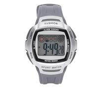 Brrnoo Men's Sports Watch Digital Timepiece Electronic Wristwatch with 50M Luminous Screen for Running Hiking Fishing Gifts (Gray)