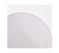 BRRNOO Microwave Folding Tray, ABS Multifunctional Round Stackable Steaming Rack with Handle for Kitchen, Neat and Orderly, White Appearance
