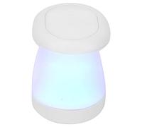 Brrnoo Mini LED Nail Lamp 16W, Egg Shell Gel Polish Curing Light, Dual Wavelength 365 405nm, 45 Degree Focused Beads, 60s Smart Timer, USB Type C Charging, Portable One Finger Lamp (White)