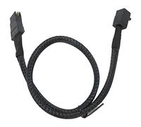 Brrnoo Mini SAS SFF 8643 to 8087 HD 12Gbps Transmission Speed Low Loss Flexible Internal Mini SAS Cable,for Computer Server (0.5m/19.7in)