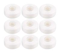 Brrnoo Mint Waxed Floss,9 Rolls X 50 Meters, Nylon String, Effectively Removes Plaque & Food Debris, Reaches Tight Spaces Between Teeth, Sterile Treated, Flavor (9 Pieces)