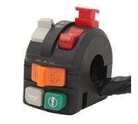 Brrnoo Motorcycle Handlebar Switch, Motorcycle Handlebar Switch 7/8in 22mm 7 Function Light Headlight Horn Control for ATV