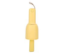 Brrnoo Nail Vacuum Cleaner, 360° Rotating Strong Suction Desktop Nail Dust Collector, One Button Start with Ergonomic Grip for Cleaning Dust and Keyboard (Yellow)