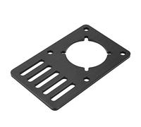 Brrnoo NEMA23 Motor Mounting Plate, Stepper Motor Fixed Plate with V Slot Gantry, 3mm Thick Anti-Friction Anodized Aluminum for 3D Printer Accessories, Installation Simple But Stable