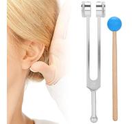 Brrnoo OM Tuning Fork 136.1 Aluminum Alloy Yoga Tuning Fork with Hammer Sound Therapy Tool Set for Ultimate Healing and Relaxation