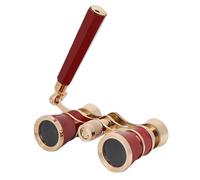 BRRNOO Opera Glasses, Small Telescope Theater Binoculars Theater Portable 3X25 Opera Binocular Telescope for Women Girls Children (Red)