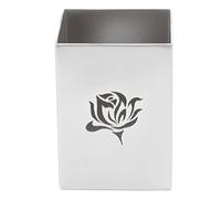 Brrnoo Pencil Cup - Office Desk Accessories, Space Saving Stainless Steel Pen Holder, Desktop Stationery Organizer for Pencils, Pens, and Writing Tools