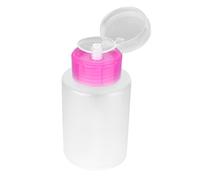 Brrnoo Plastic Empty Pump Dispenser Bottle 60ml 150ml Reusable Anti-cracking Degradable for Nail Polish Remover Alcohol Makeup Remover Liquid