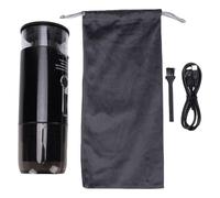 Brrnoo Portable Automatic Coffee Machine with 15 Bar Pressure and Self Heating, Travel Maker Compatible with Capsules & Ground Coffee for Camping and Outdoor Adventures
